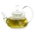 Heat resistant handmade glass tea pot in stock